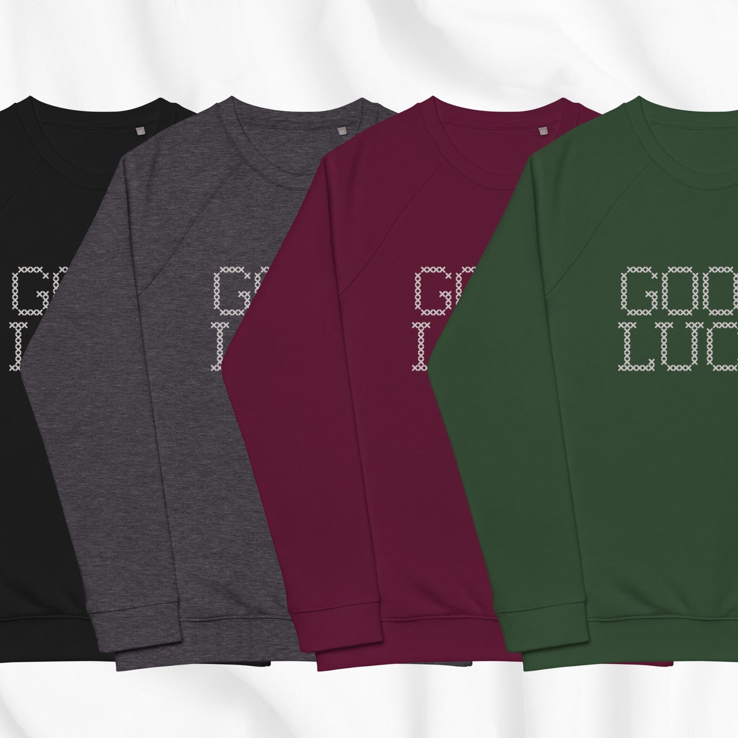 Good Luck Raglan Crewneck