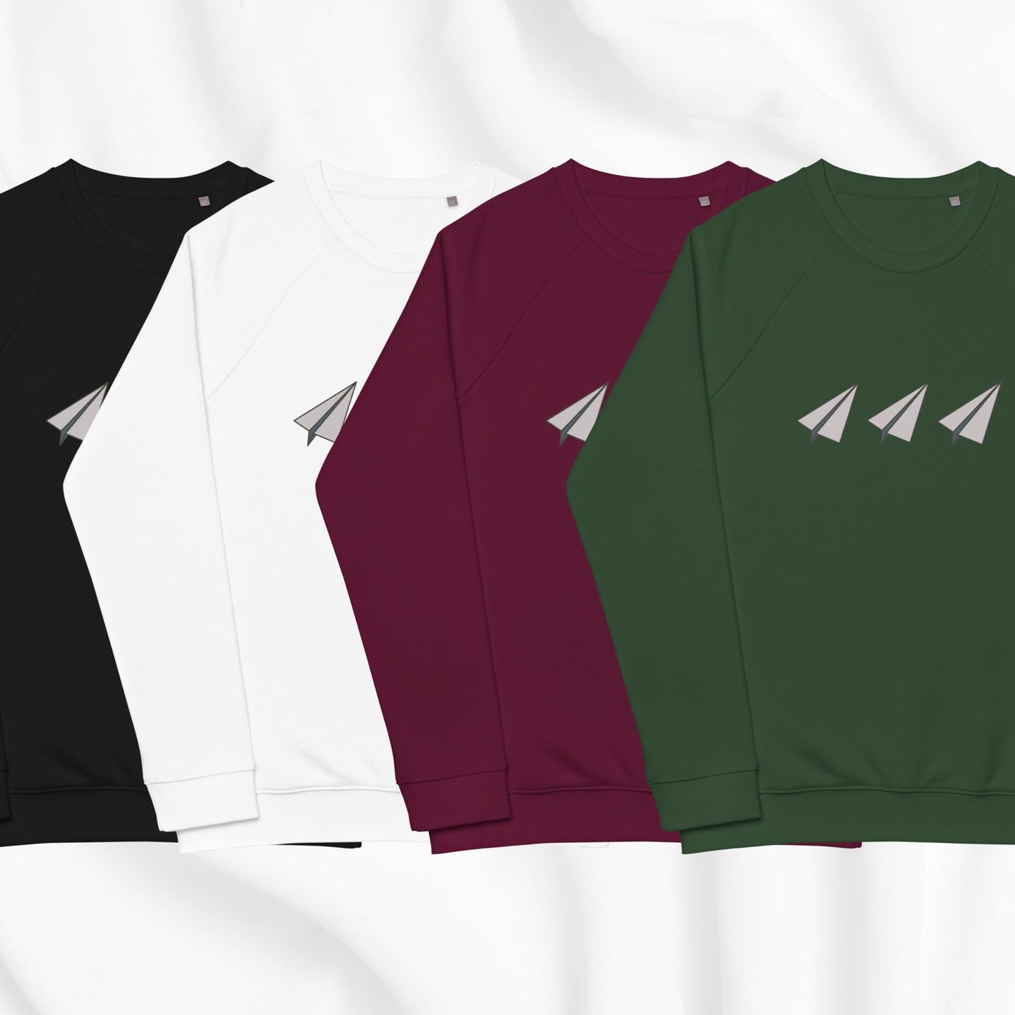 Paper Planes Raglan Crewneck