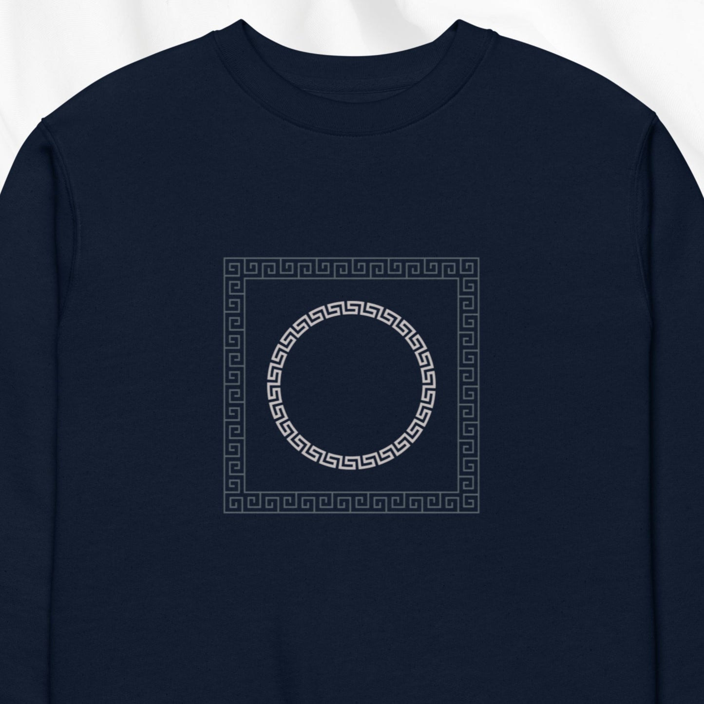Greek Key Crewneck