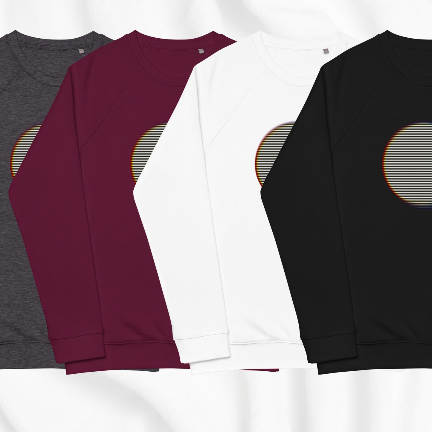 Blurred Lines Raglan Crewneck