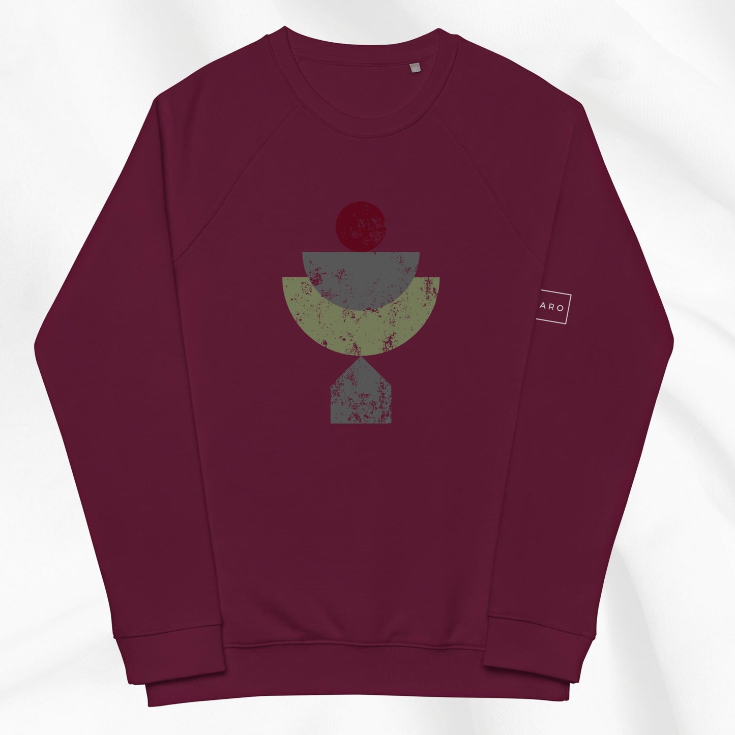 Stacked Shapes Raglan Crewneck