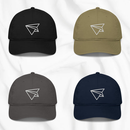 Paper Plane Embroidered Cap