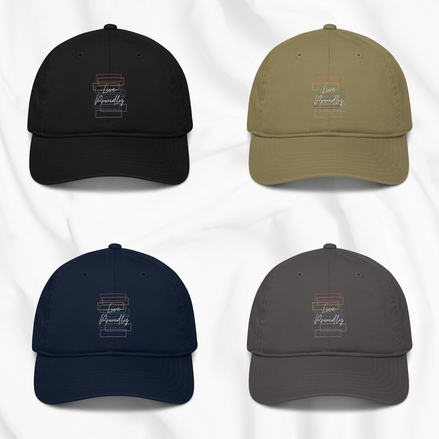 Live Proudly Embroidered Cap