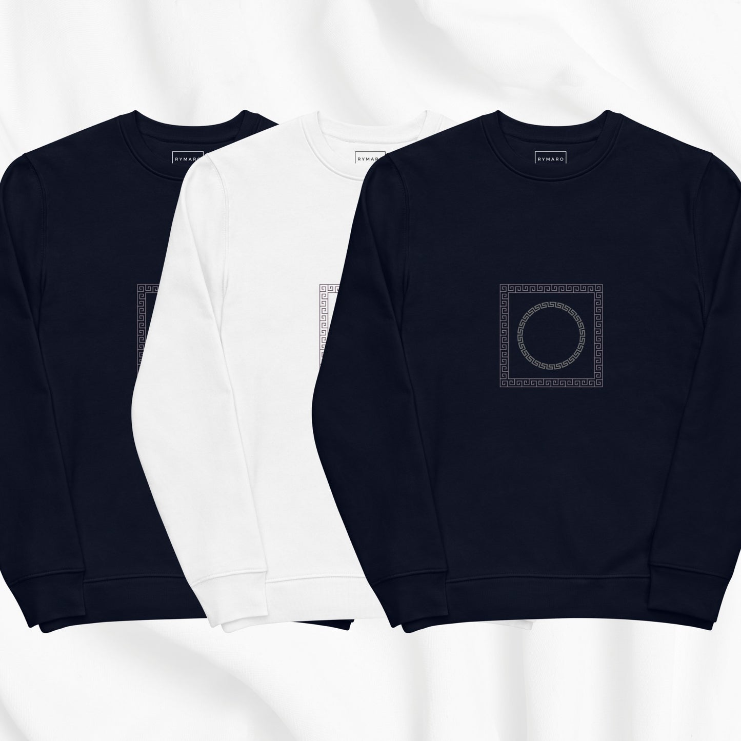 Greek Key Crewneck