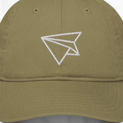 Paper Plane Embroidered Cap