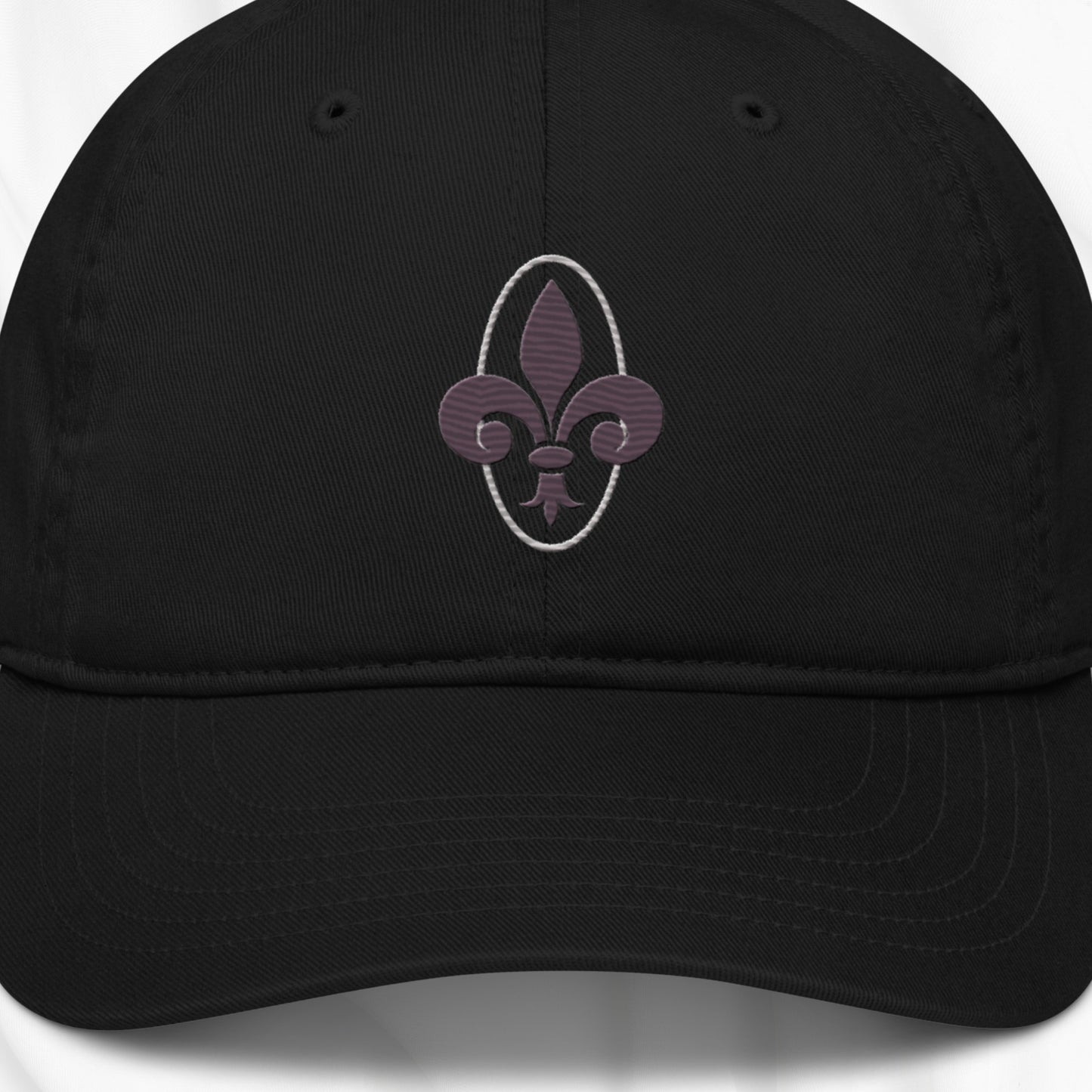 Fleur de Lis Embroidered Cap