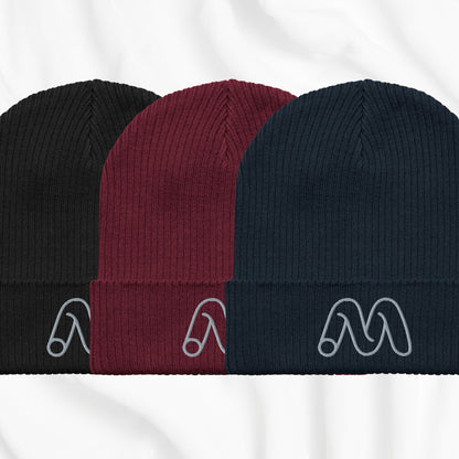 Squiggle Embroidered Beanie