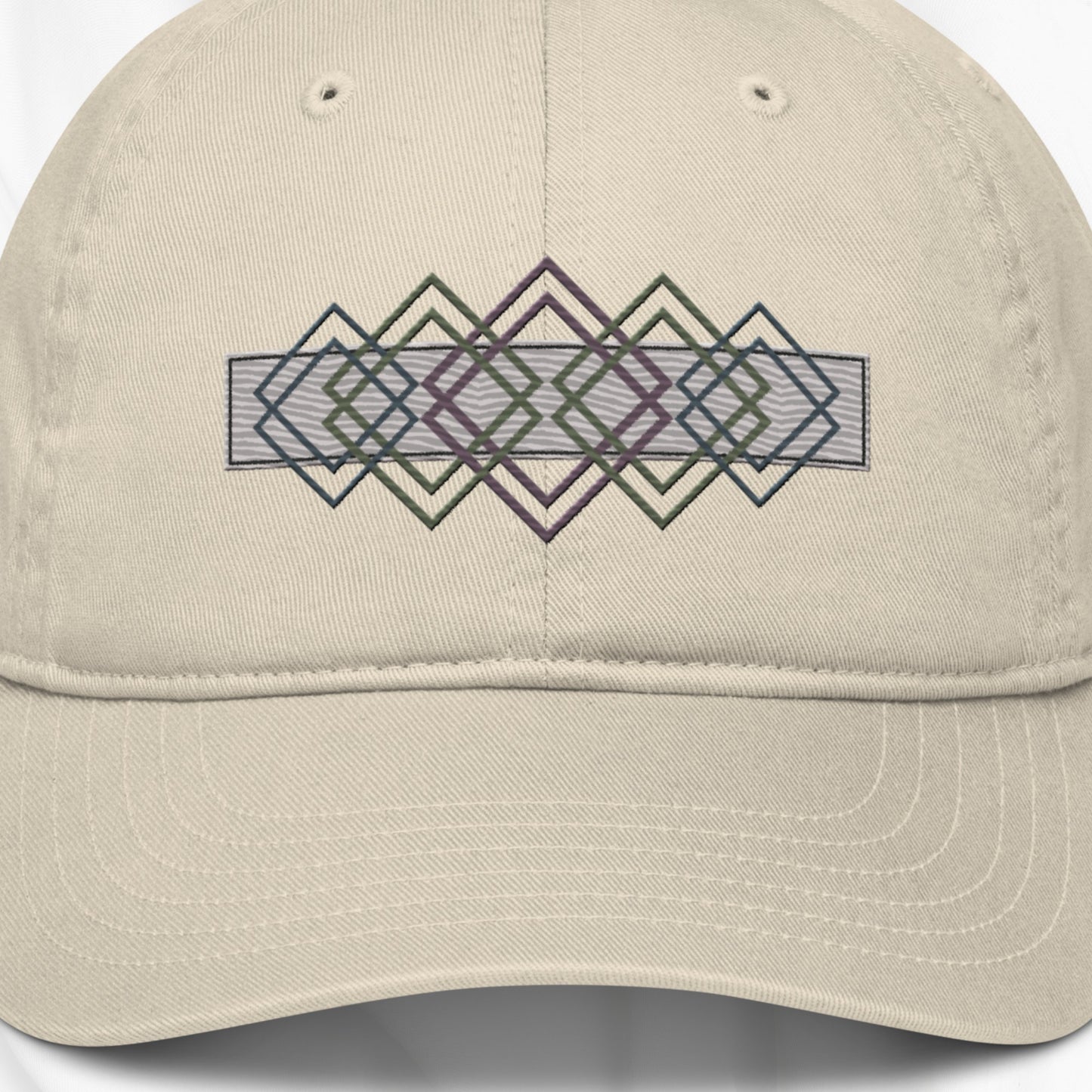 Argyle Embroidered Cap