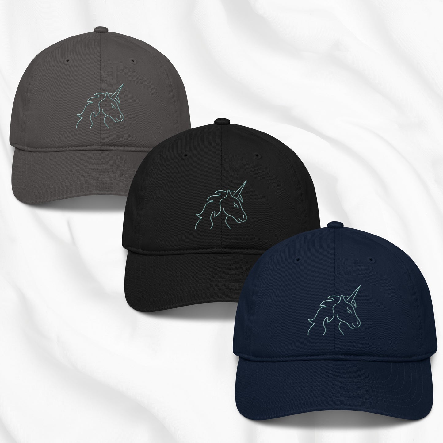 Unicorn Horn Embroidered Cap