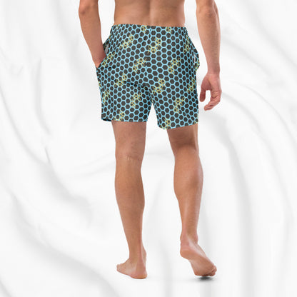 Honeycomb Swim Trunks