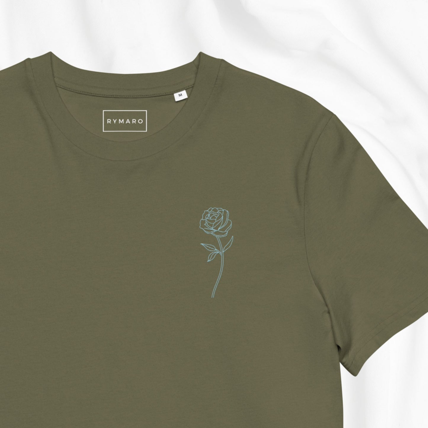 Electric Rose Embroidered T-shirt