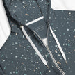 Blue Terrazo All Over Print Zip Hoodie