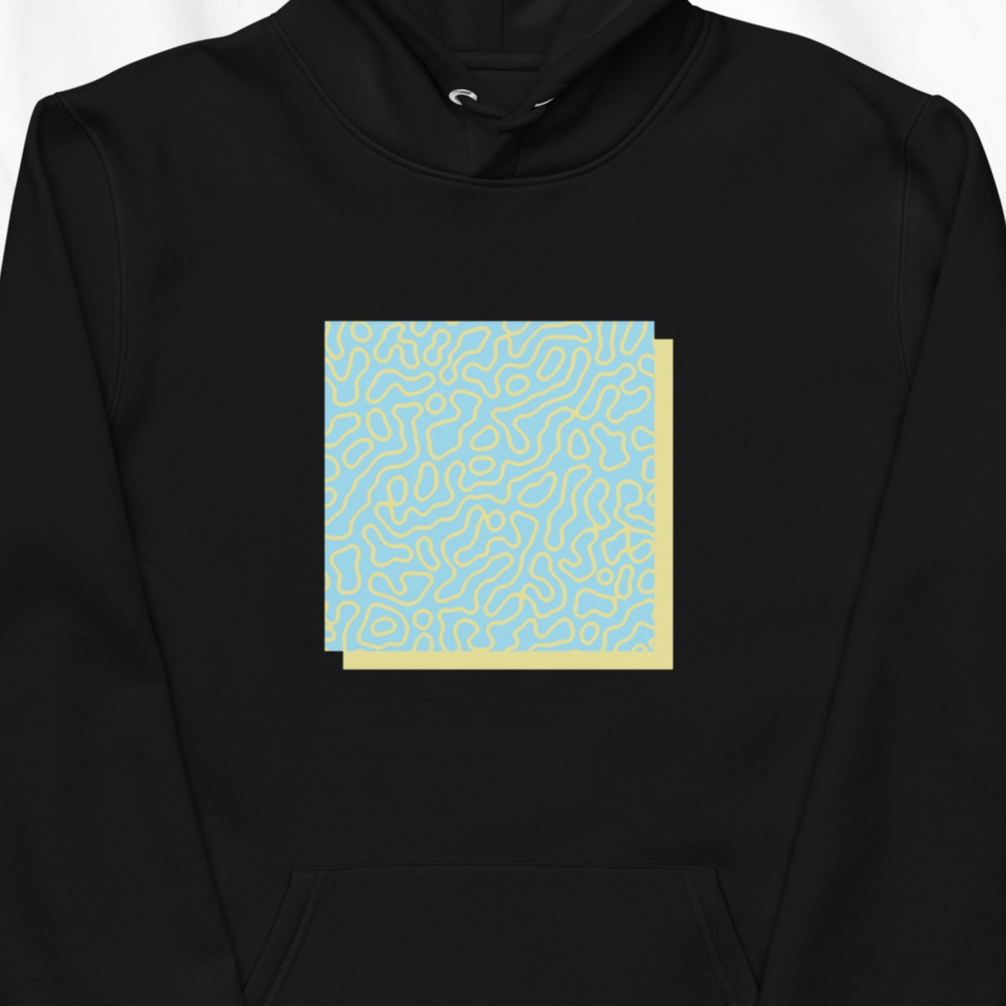 Spring Topo Print Hoodie