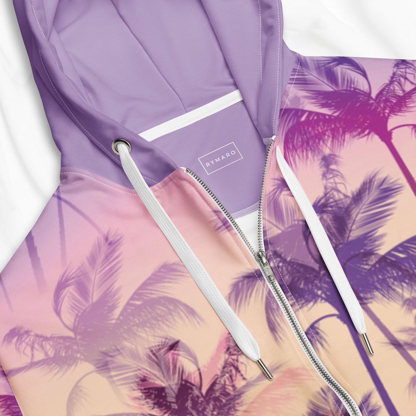 Sunset Vibes All Over Print Zip Hoodie