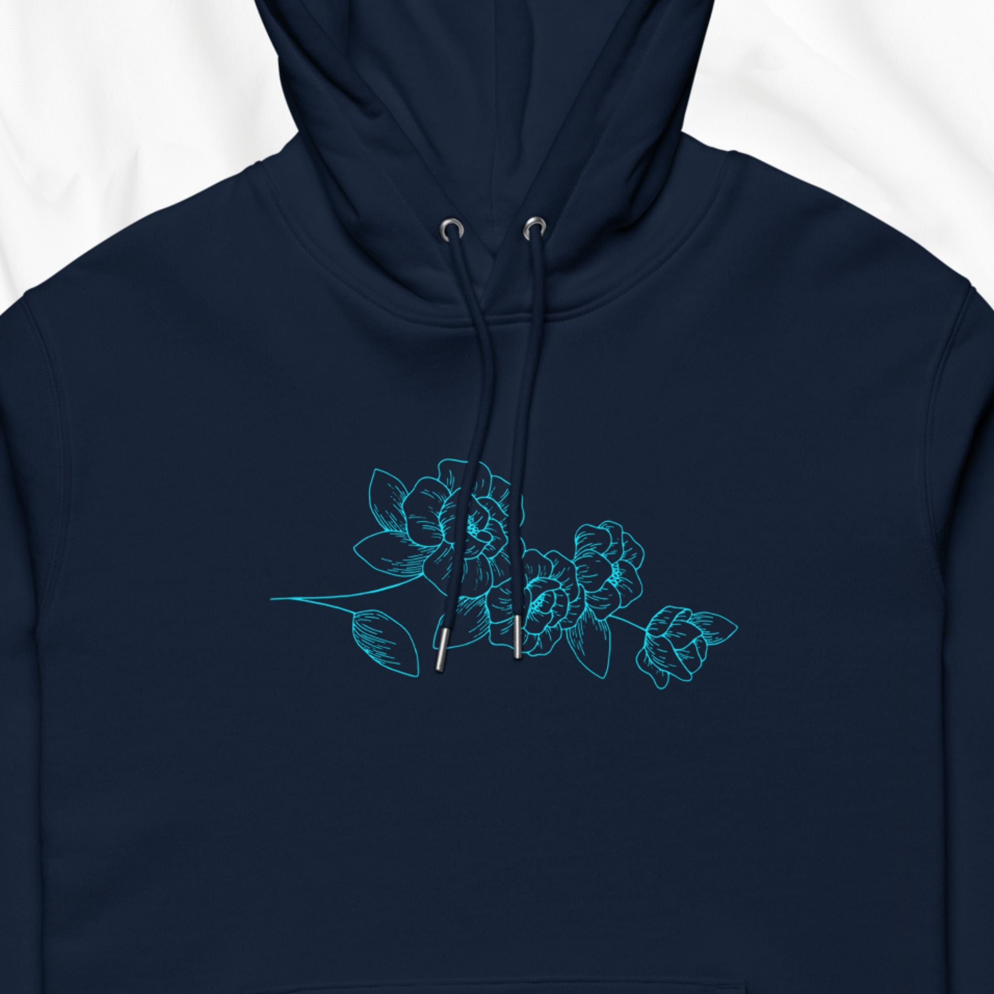 Neon Floral Hoodie