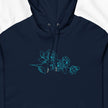 Neon Floral Hoodie