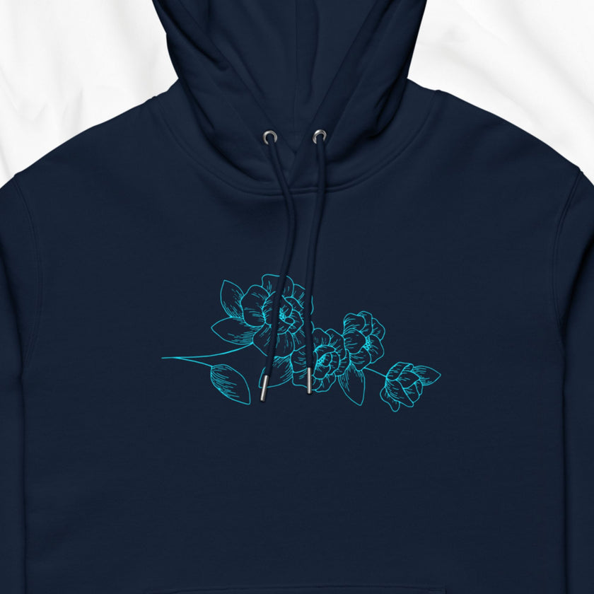 Neon Floral Hoodie