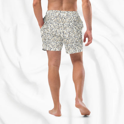 Geo Print Swim Trunks