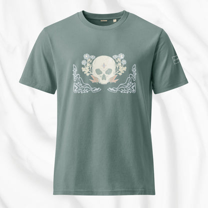 Vintage Art Nouveau Skull T-shirt