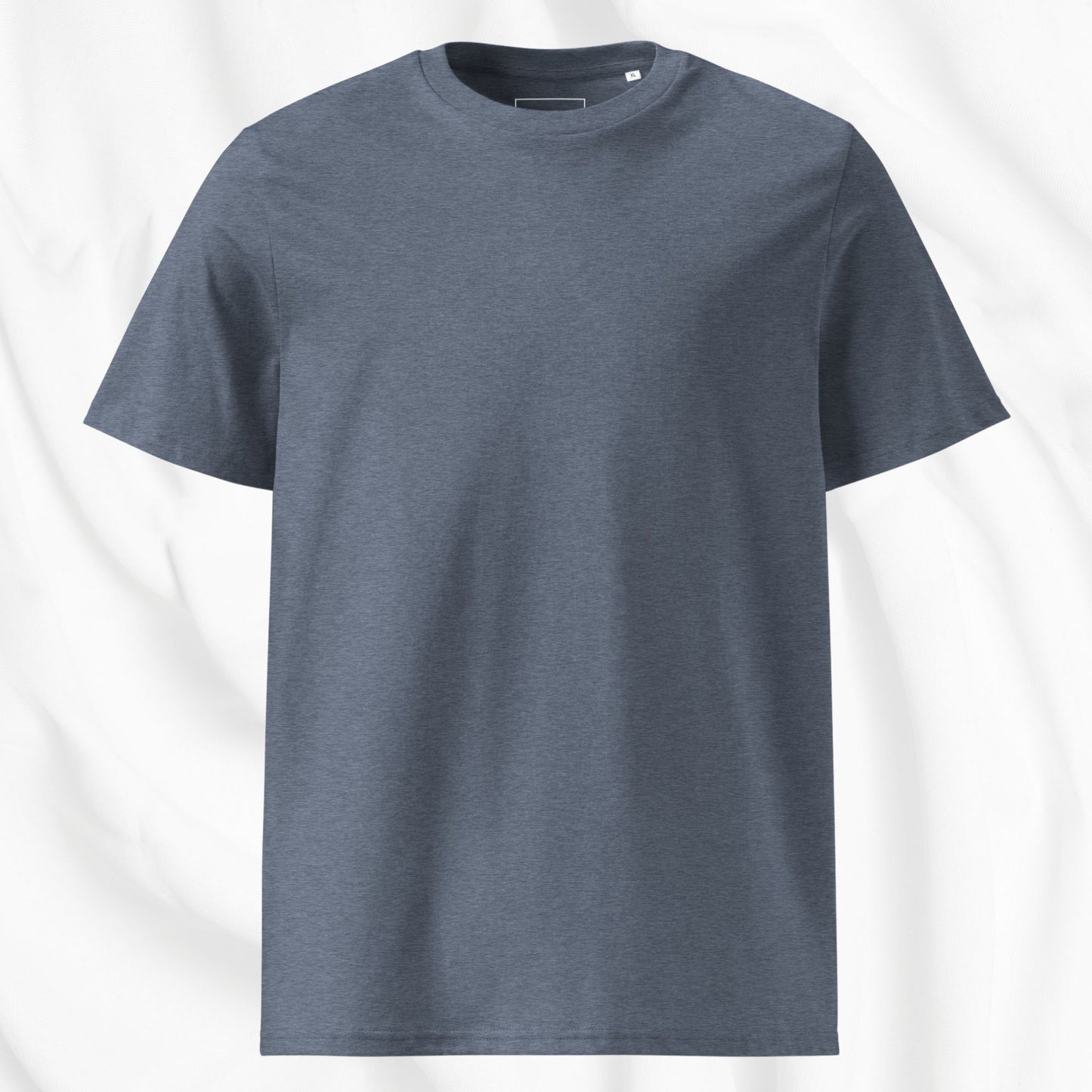 Dark Heather Blue Organic Cotton T-shirt