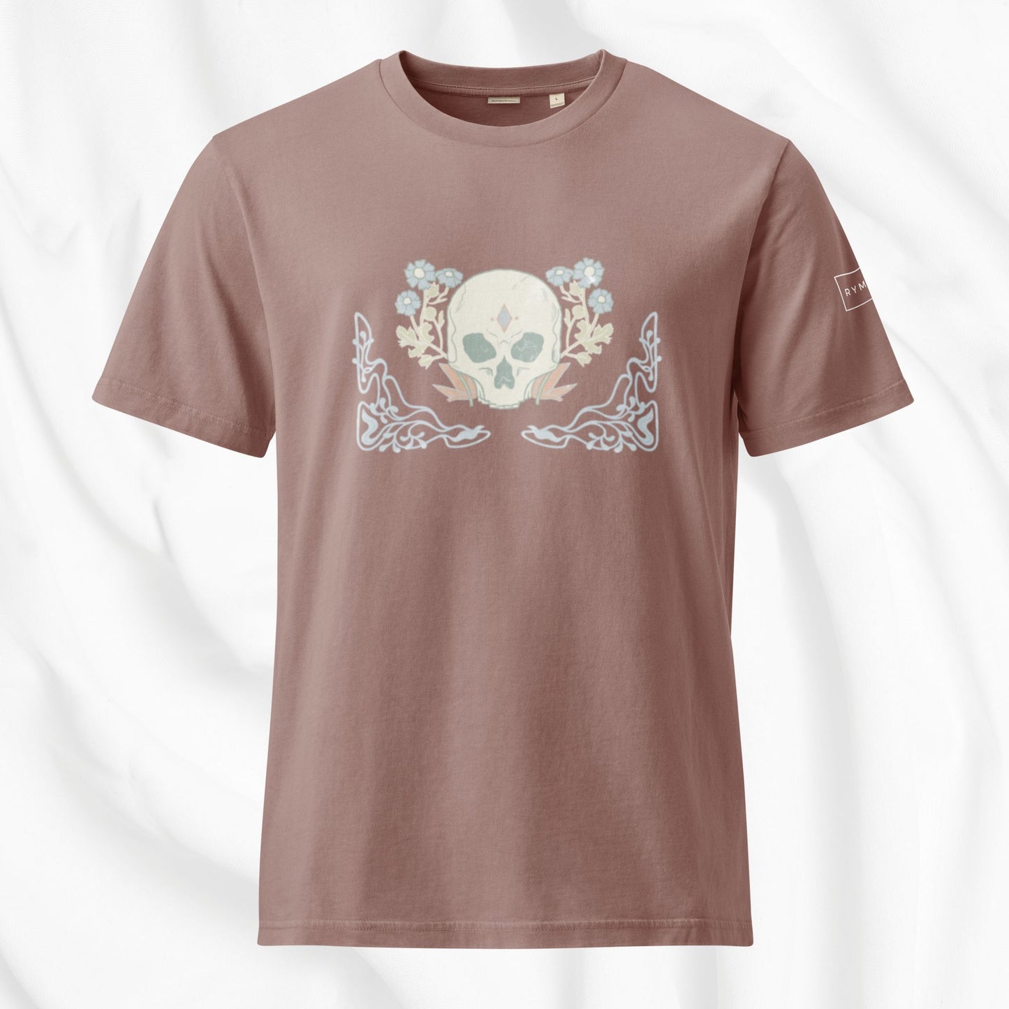 Vintage Art Nouveau Skull T-shirt