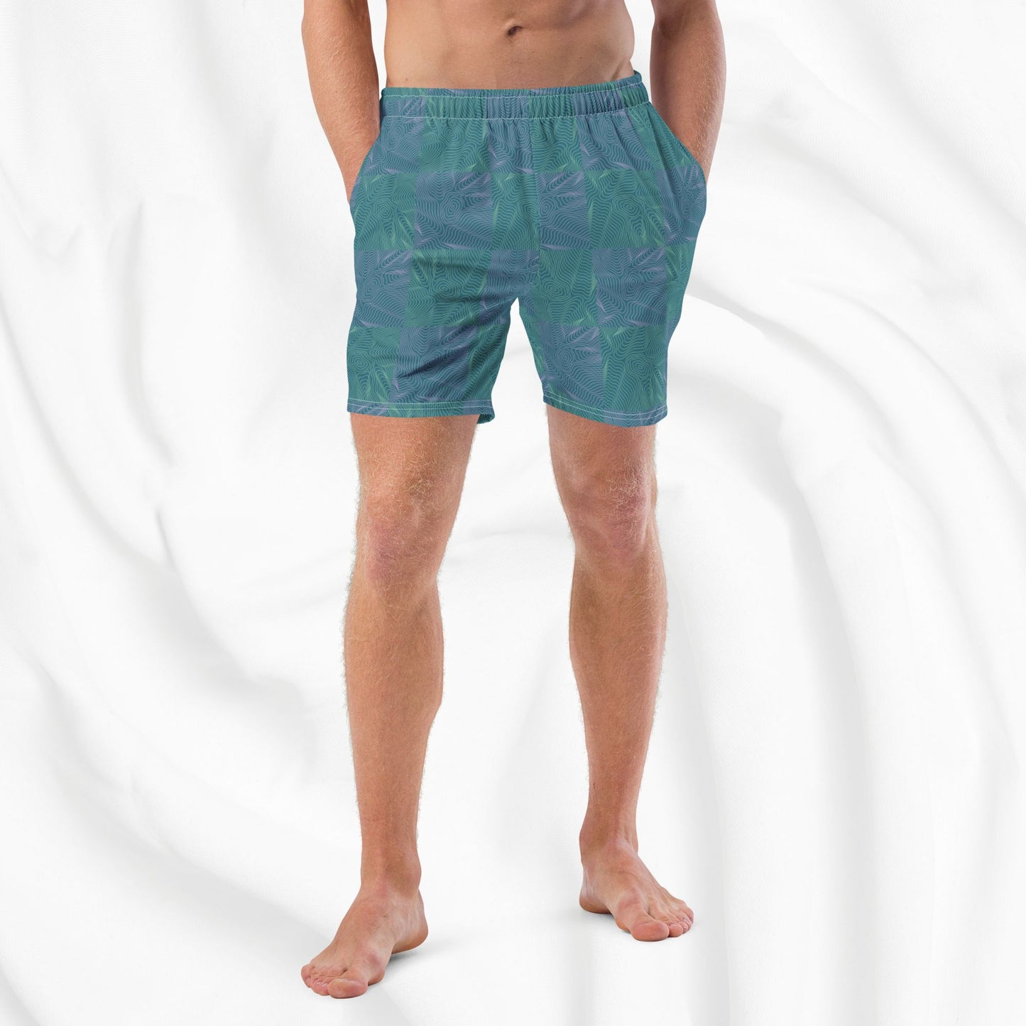 Topo Block Swim Trunks