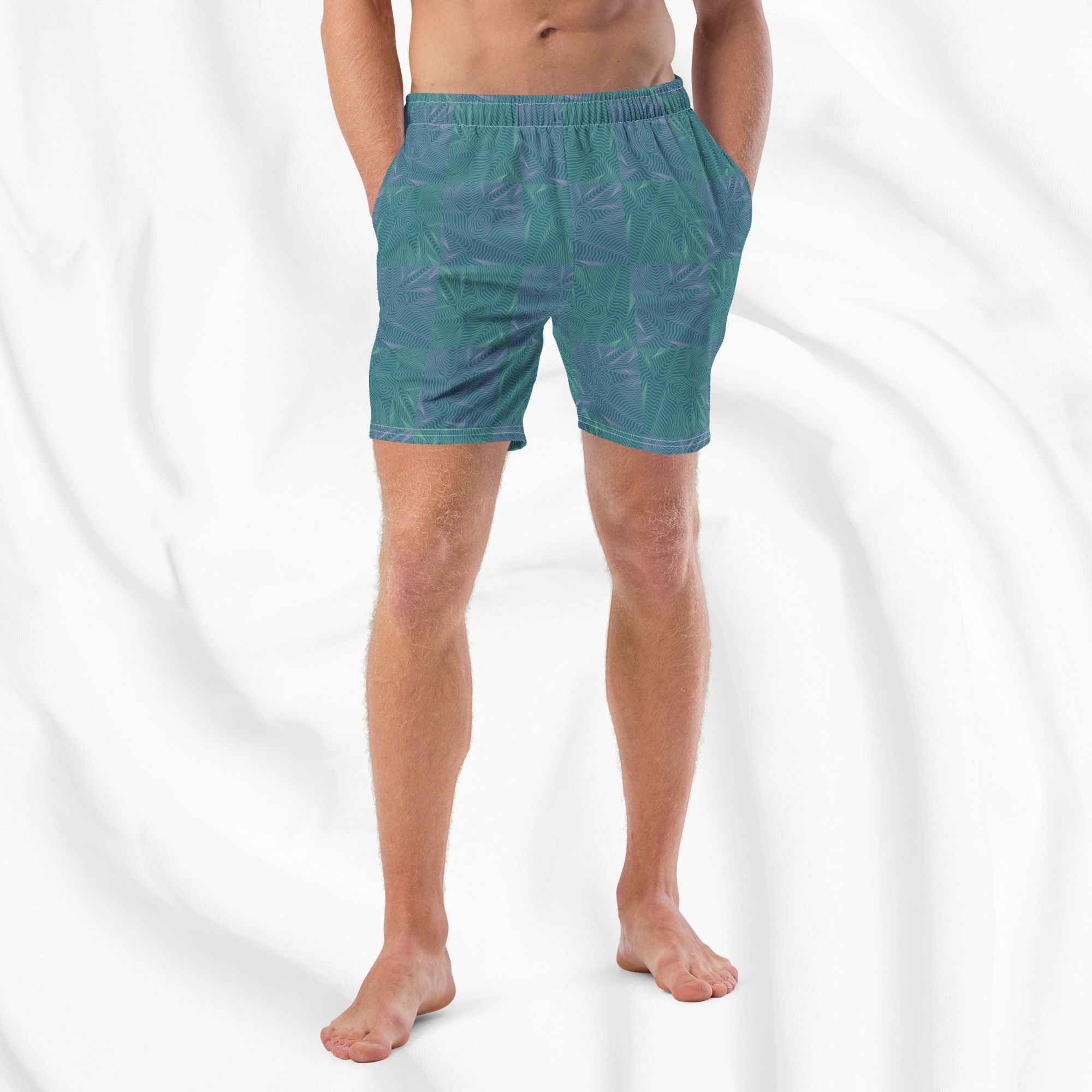 Topo Block Swim Trunks