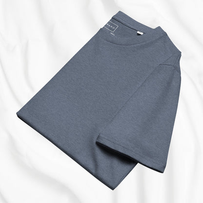 Dark Heather Blue Organic Cotton T-shirt