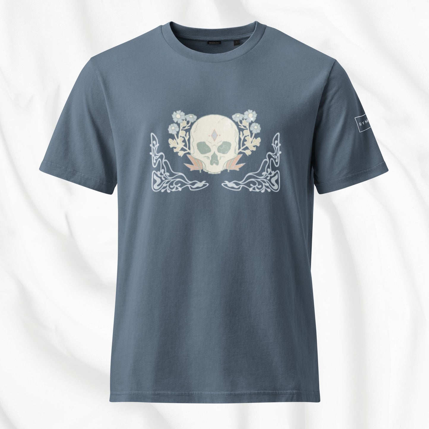 Vintage Art Nouveau Skull T-shirt