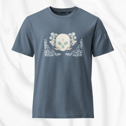 Vintage Art Nouveau Skull T-shirt