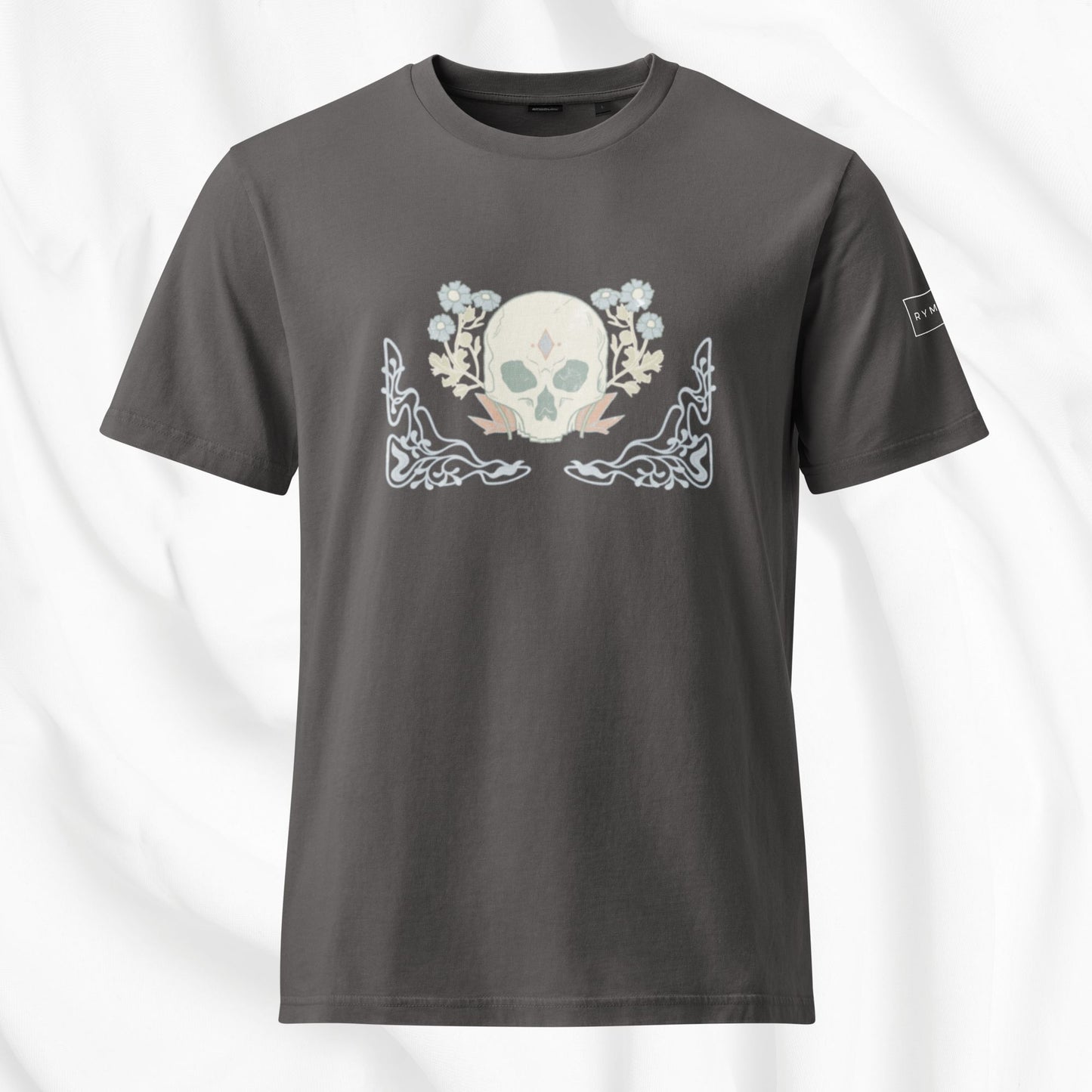 Vintage Art Nouveau Skull T-shirt