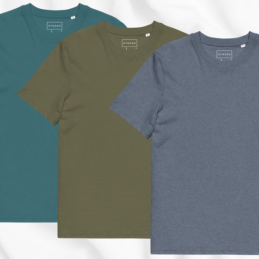 Blue/Green Organic Cotton T-shirt Bundle