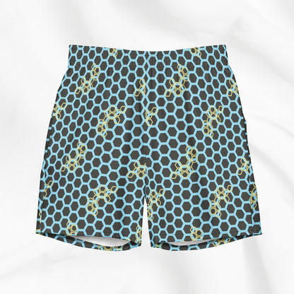 Honeycomb Swim Trunks