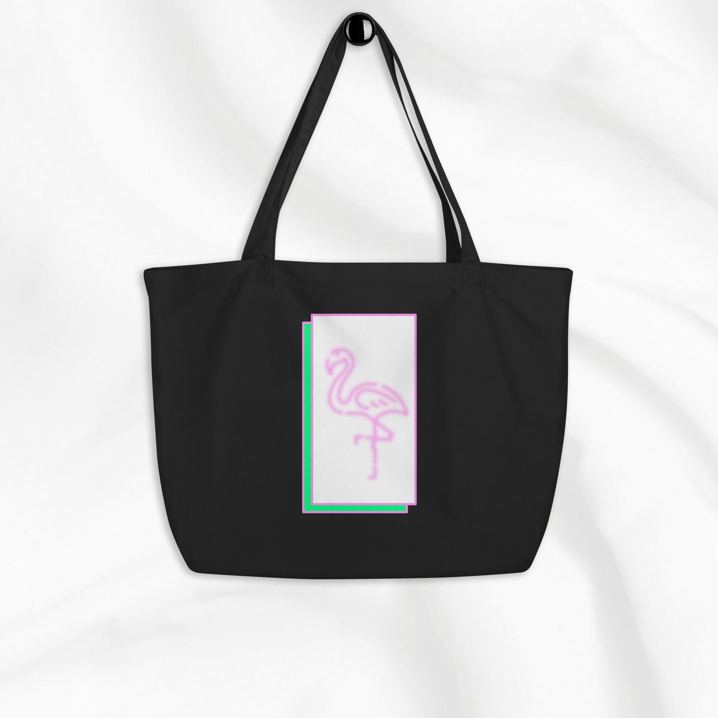 Neon Flamingo Tote