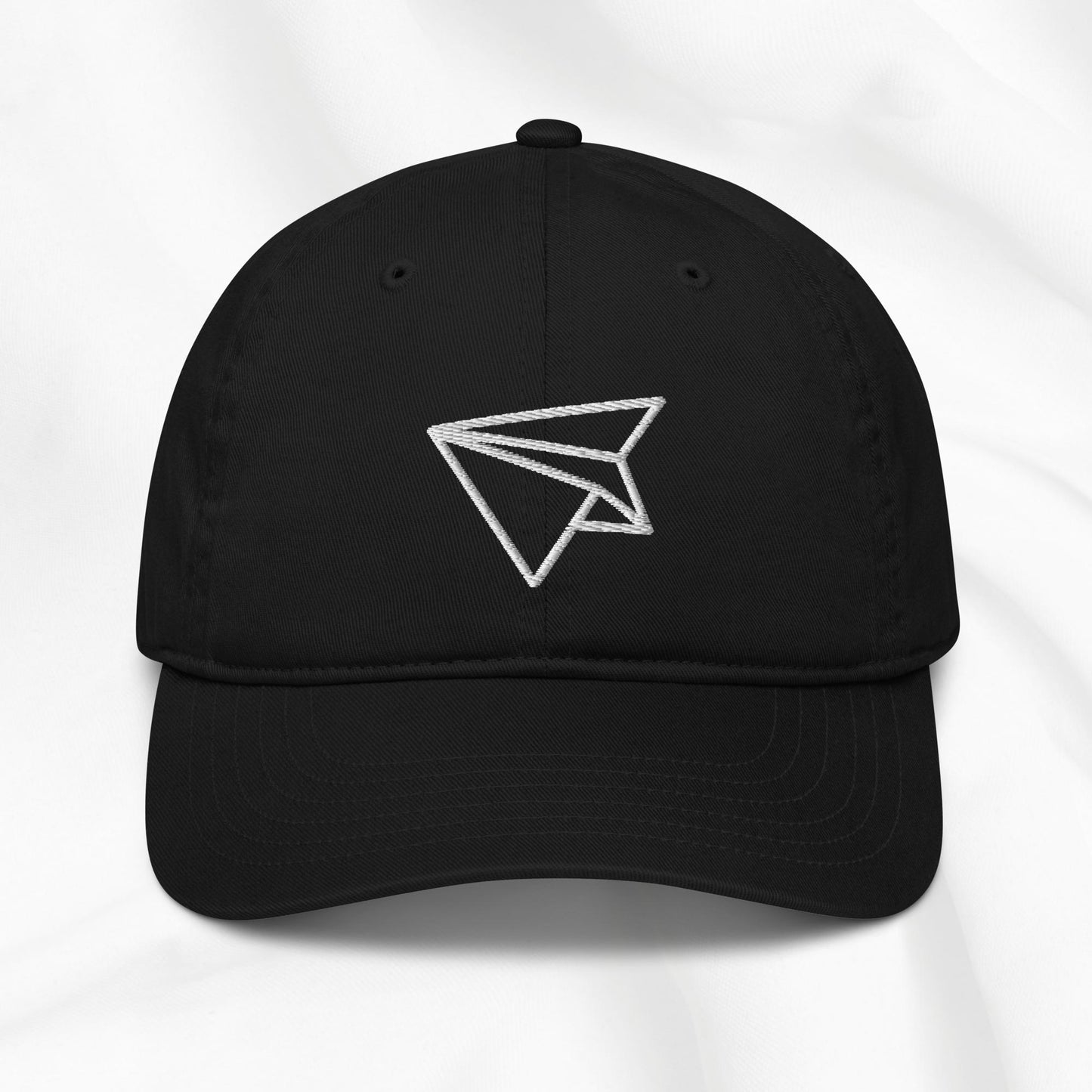 Paper Plane Embroidered Cap