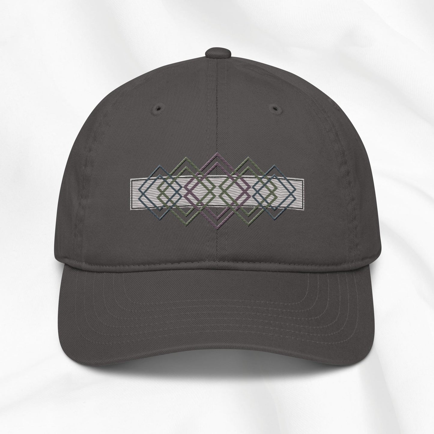 Argyle Embroidered Cap