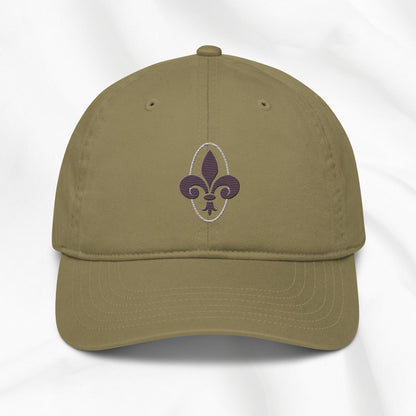 Fleur de Lis Embroidered Cap