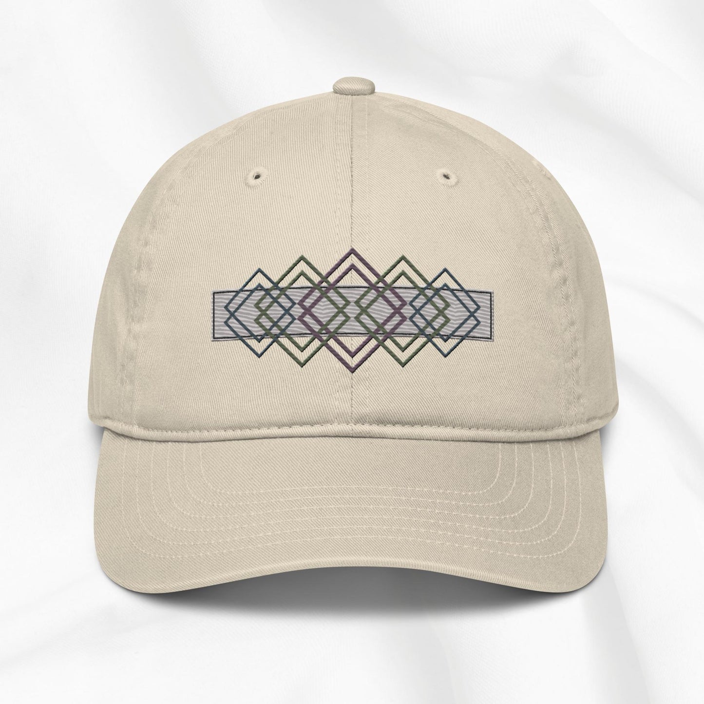 Argyle Embroidered Cap