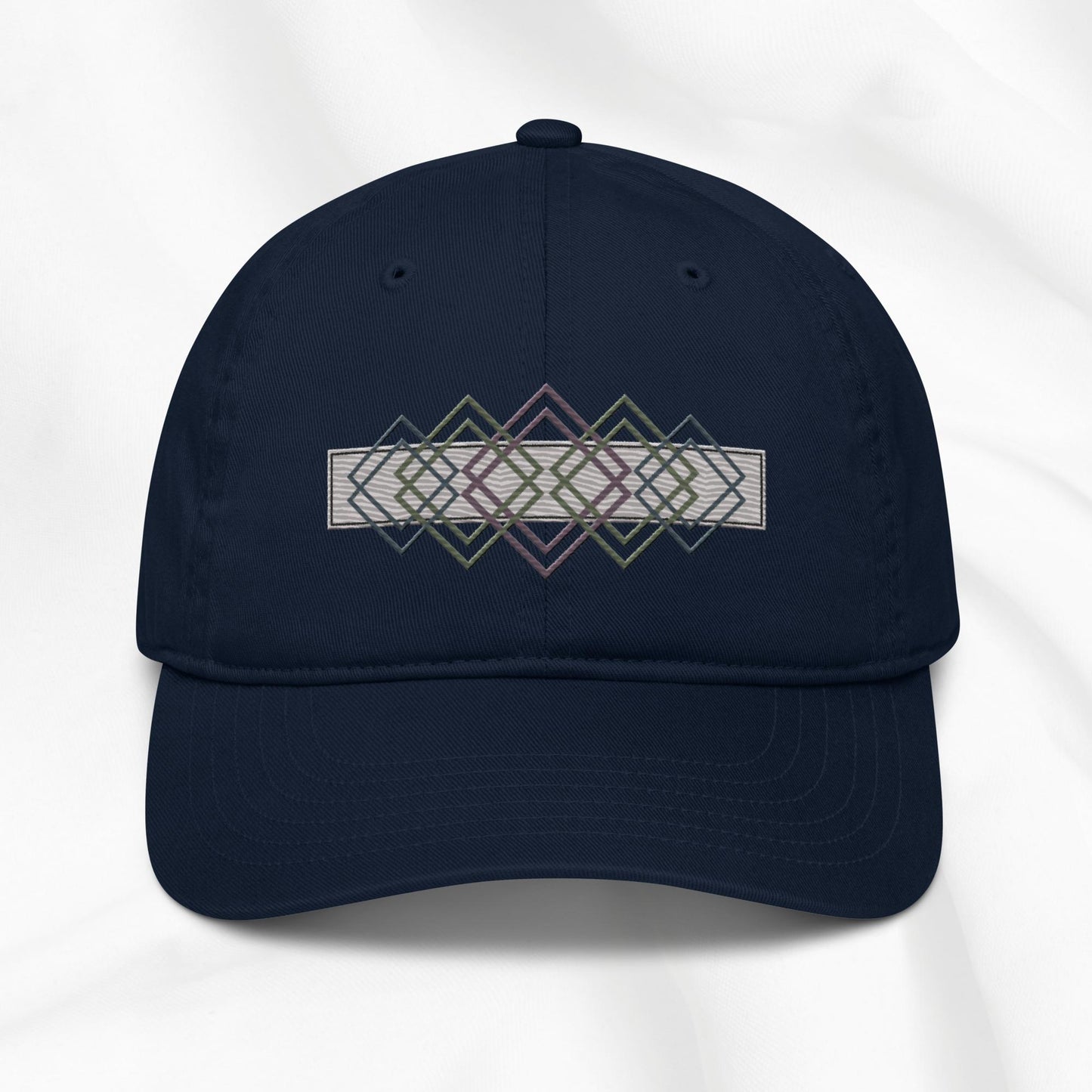 Argyle Embroidered Cap