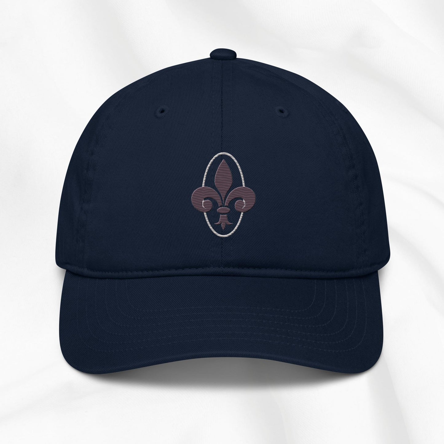 Fleur de Lis Embroidered Cap