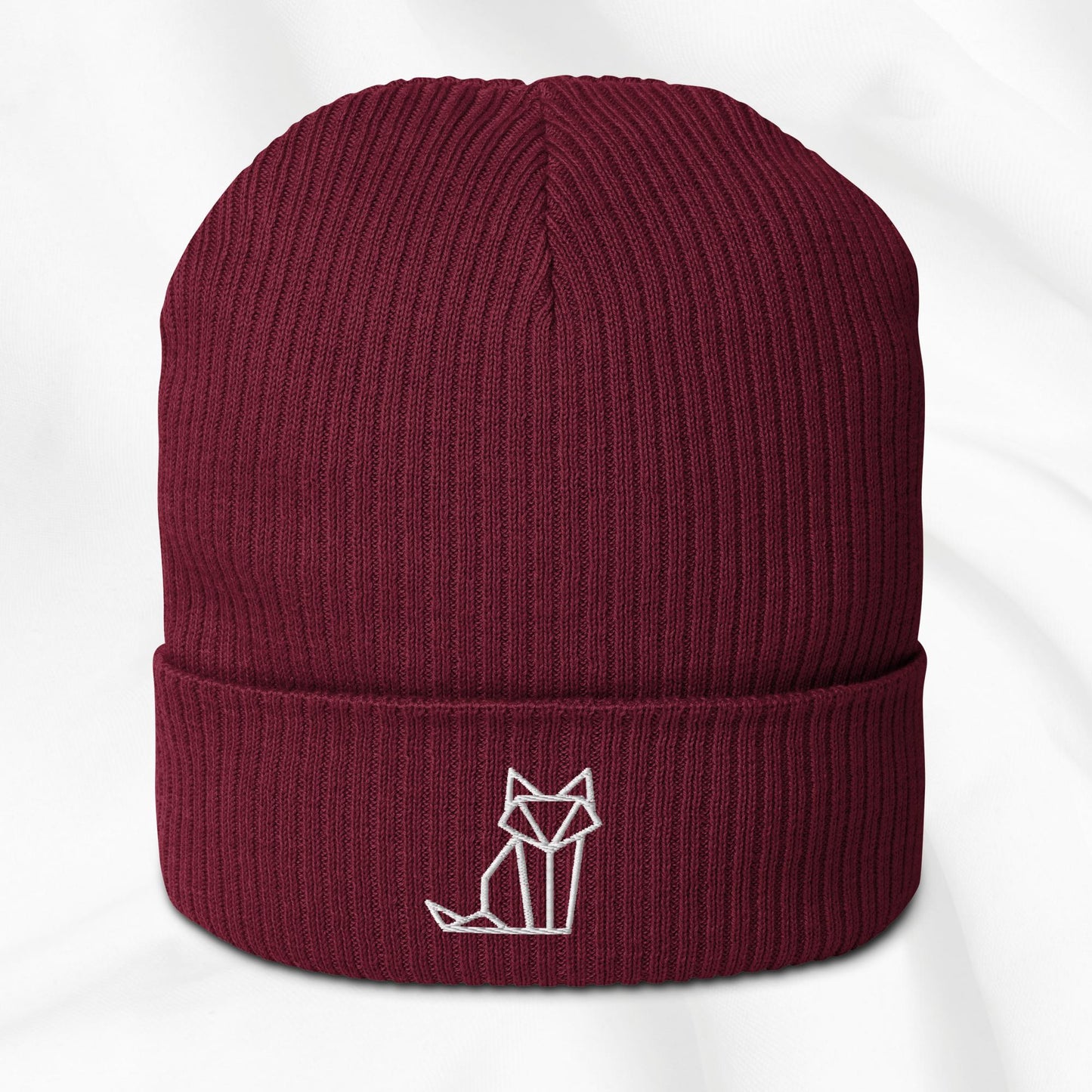 Foxy Embroidered Beanie