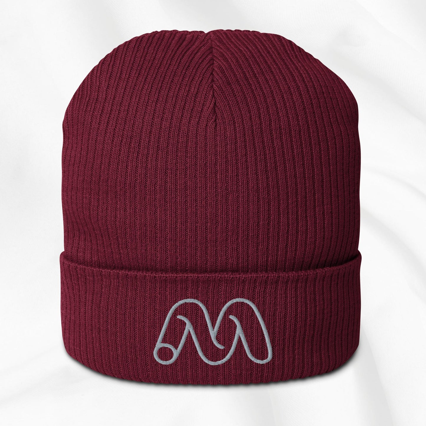 Squiggle Embroidered Beanie