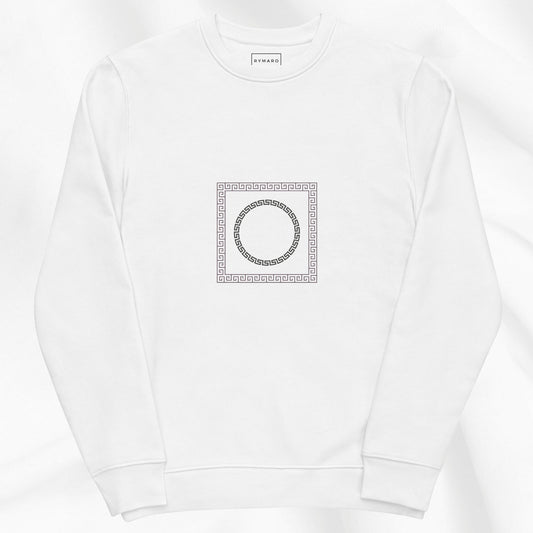 Greek Key Crewneck