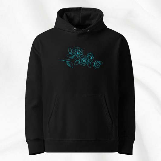 Neon Floral Hoodie