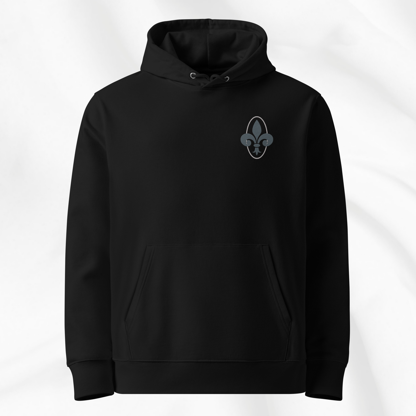 Fleur de Lis Embroidered Hoodie
