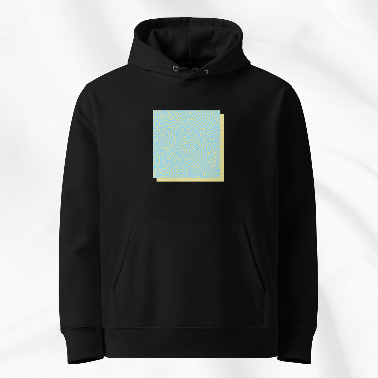 Spring Topo Print Hoodie