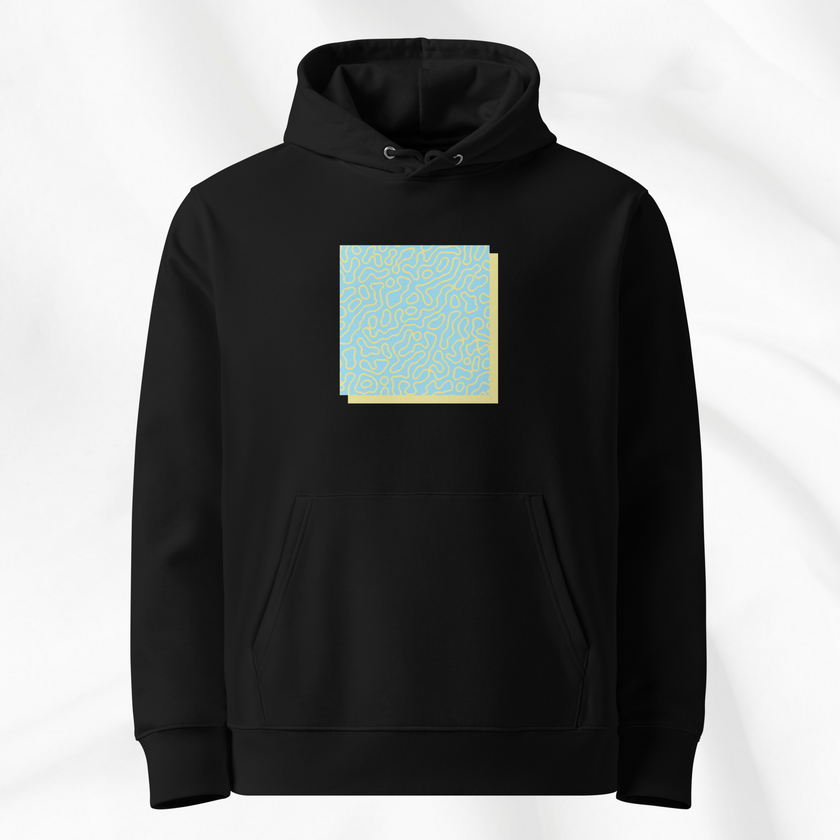 Spring Topo Print Hoodie