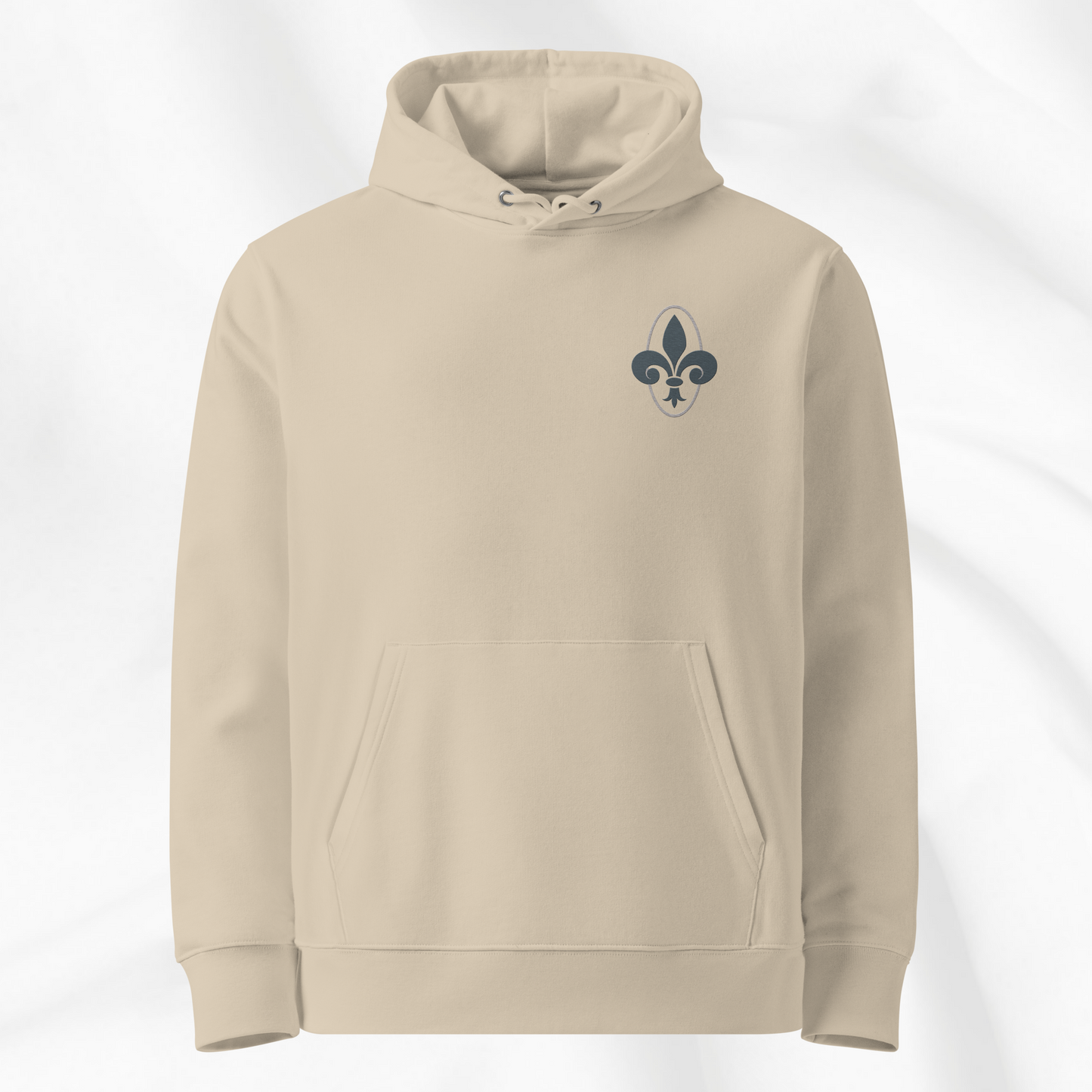 Fleur de Lis Embroidered Hoodie