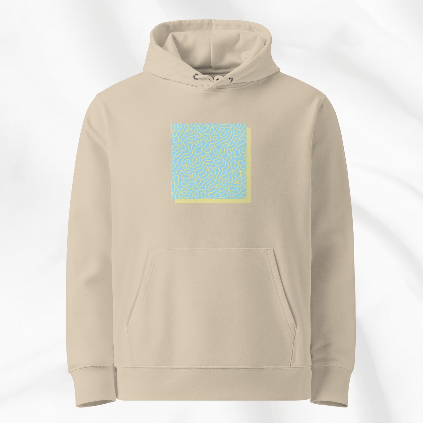Spring Topo Print Hoodie