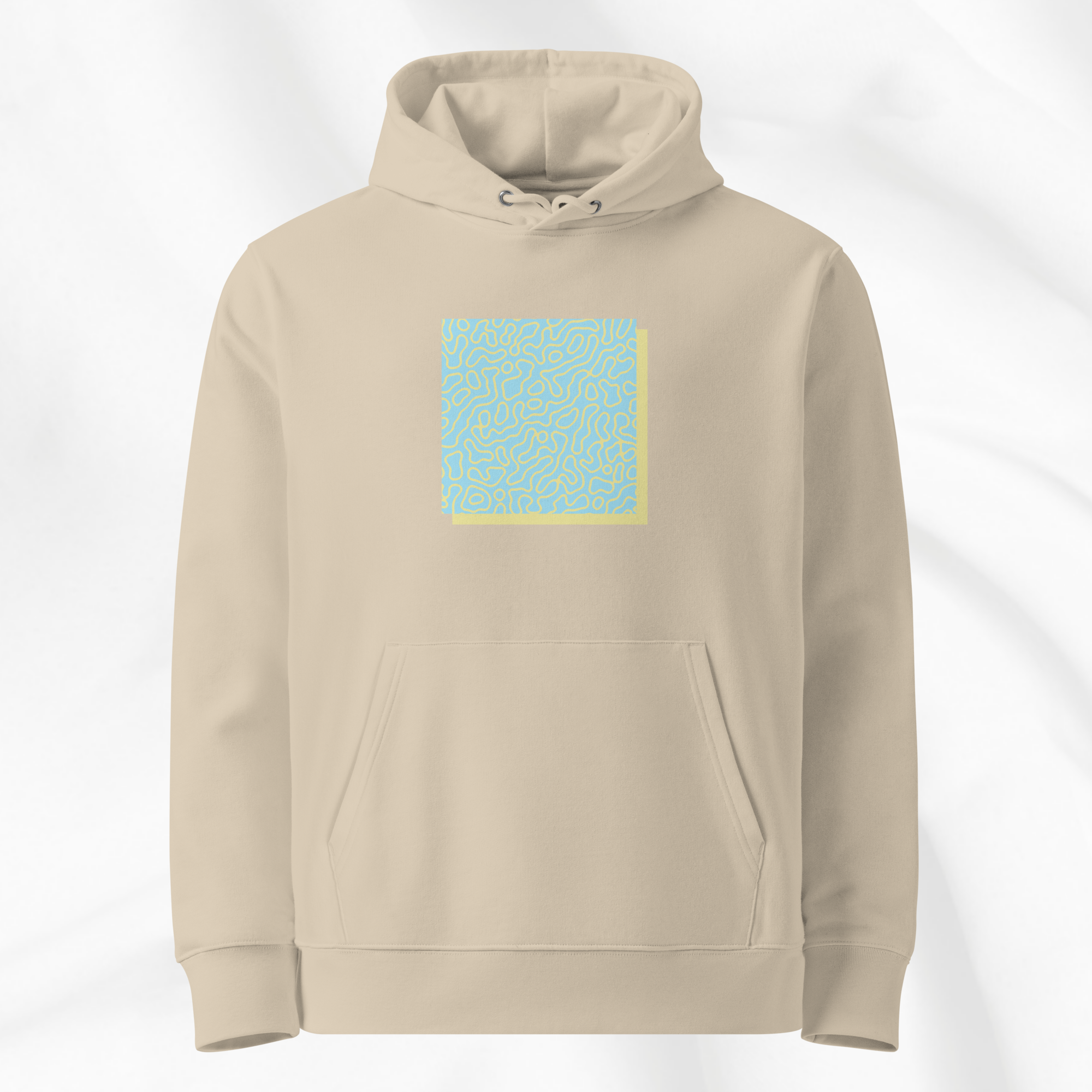 Spring Topo Print Hoodie
